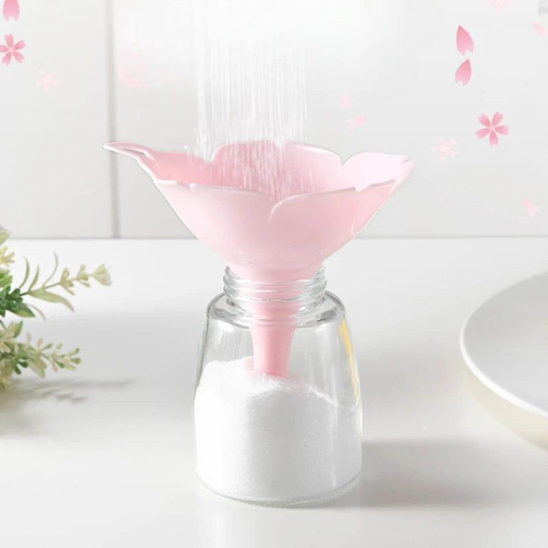 2 pc Kitchen Cherry Blossom Style Funnels - JackedDeals