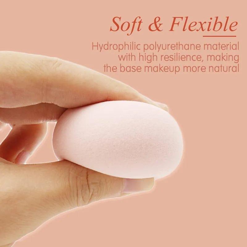 2pc Soft Darling Peach Steamed Bread Beauty Powder Makeup Egg Puff Make Up Sponge Beauty Tools Gifts Sample Makeup Tool - JackedDeals