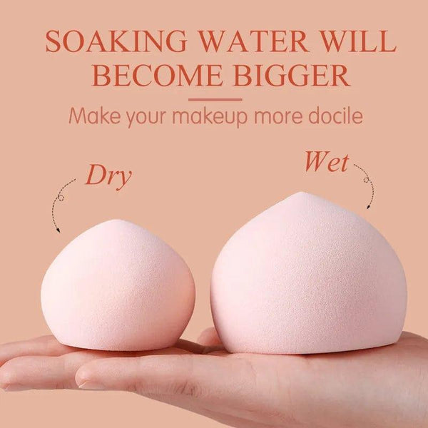 2pc Soft Darling Peach Steamed Bread Beauty Powder Makeup Egg Puff Make Up Sponge Beauty Tools Gifts Sample Makeup Tool - JackedDeals