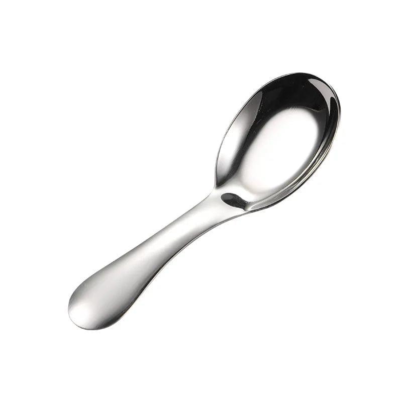 5 PCS Flat - Bottomed Spoons Stainless Steel - JackedDeals