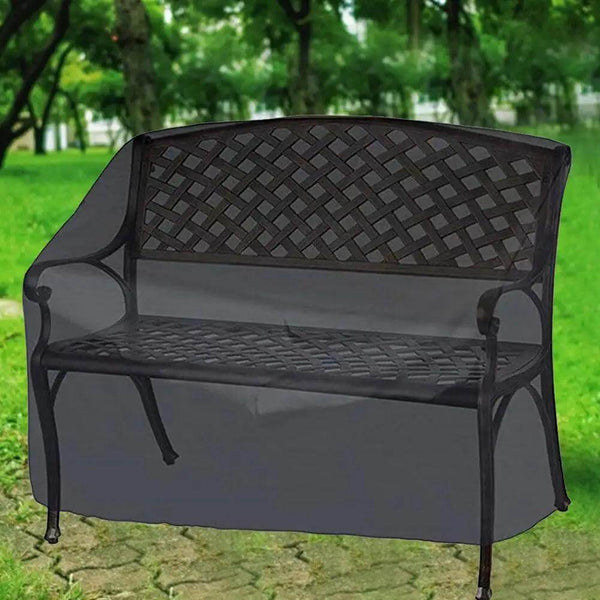 Multiple Specifications Available Garden Bench Dustproof Cover Garden Bench Waterproof Breathable Outdoor Bench Seat Cover Black - JackedDeals