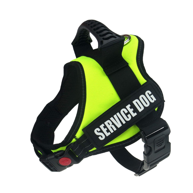 JackedDeals 0 Fluorescent green / S Adjustable Pet Dog Harnesses for Small/Medium/Large Dogs