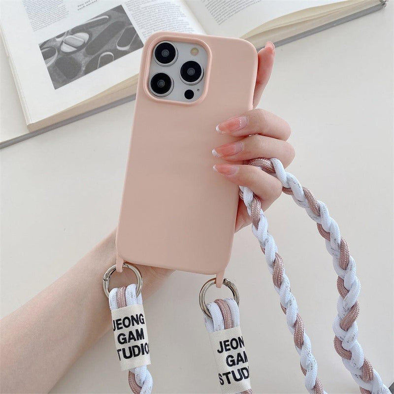 Back Woven Lanyard Phone Case - JackedDeals