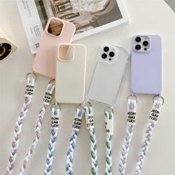 Back Woven Lanyard Phone Case - JackedDeals