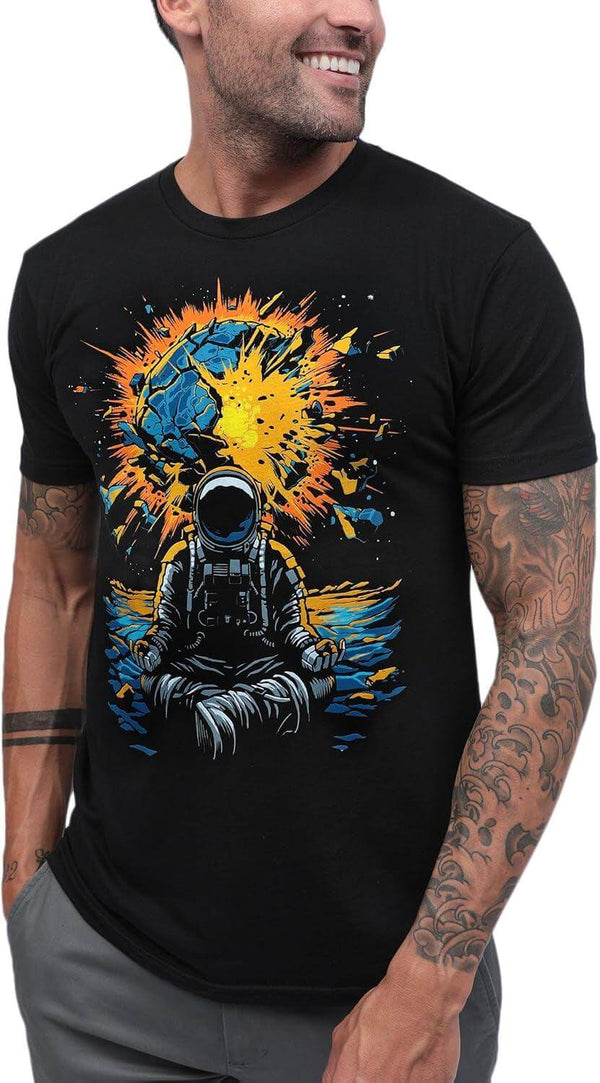 Men's Graphic Tees (S-4XL): Cool, Edgy, Trippy Skeleton Skull Designs - JackedDeals