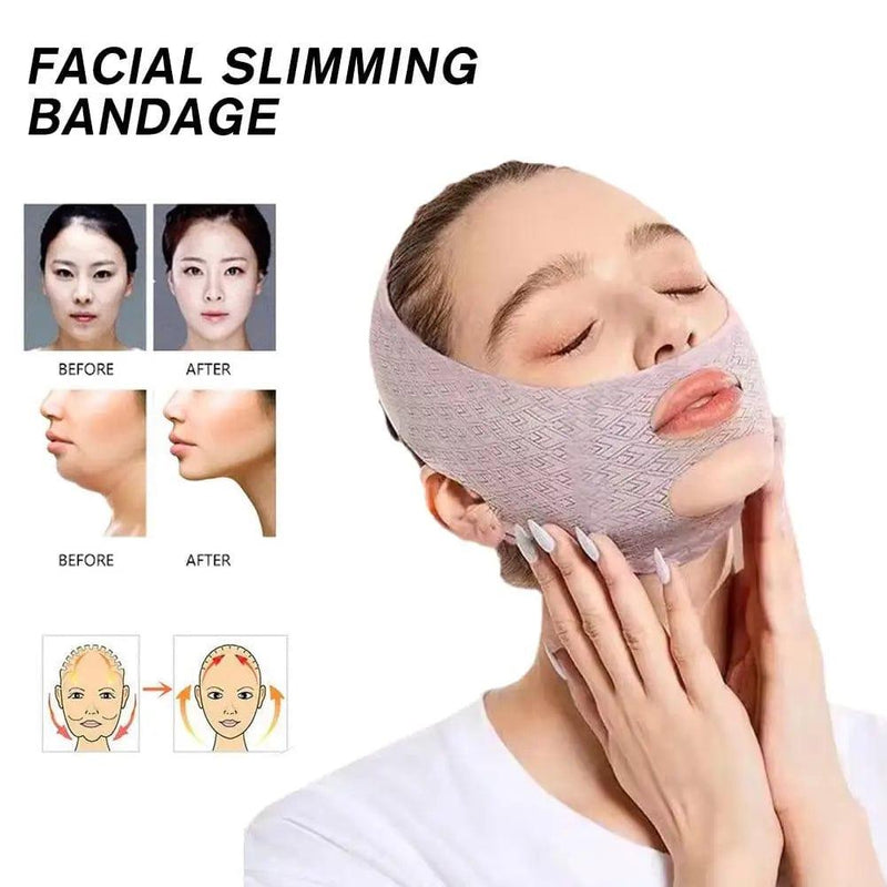 Chin Cheek Slimming Bandage V Line Lifting Mask - JackedDeals