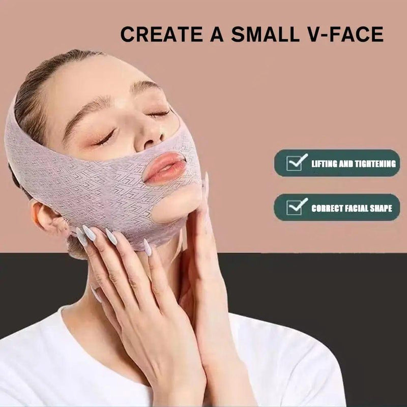 Chin Cheek Slimming Bandage V Line Lifting Mask - JackedDeals