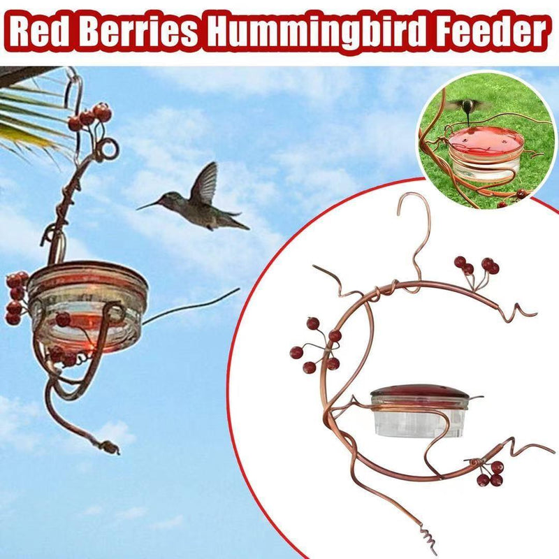 Cranberry Hummingbird Feeder - JackedDeals