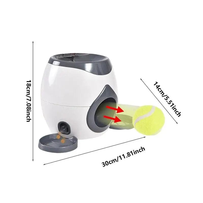 JackedDeals 2 in 1 Tennisball launcher Automatic Throwing Machine Dog Pet Toys 2 in 1 Tennis ball launcher Automatic Throwing Machine