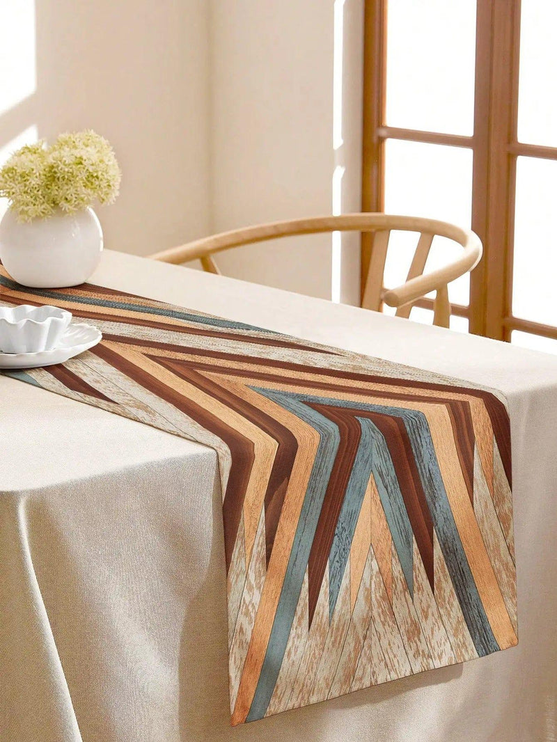 Geometric Pattern Table Runner - JackedDeals