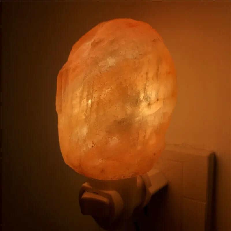 Hand Carved Himalayan Salt Lamp - Natural Crystal Night Light - JackedDeals