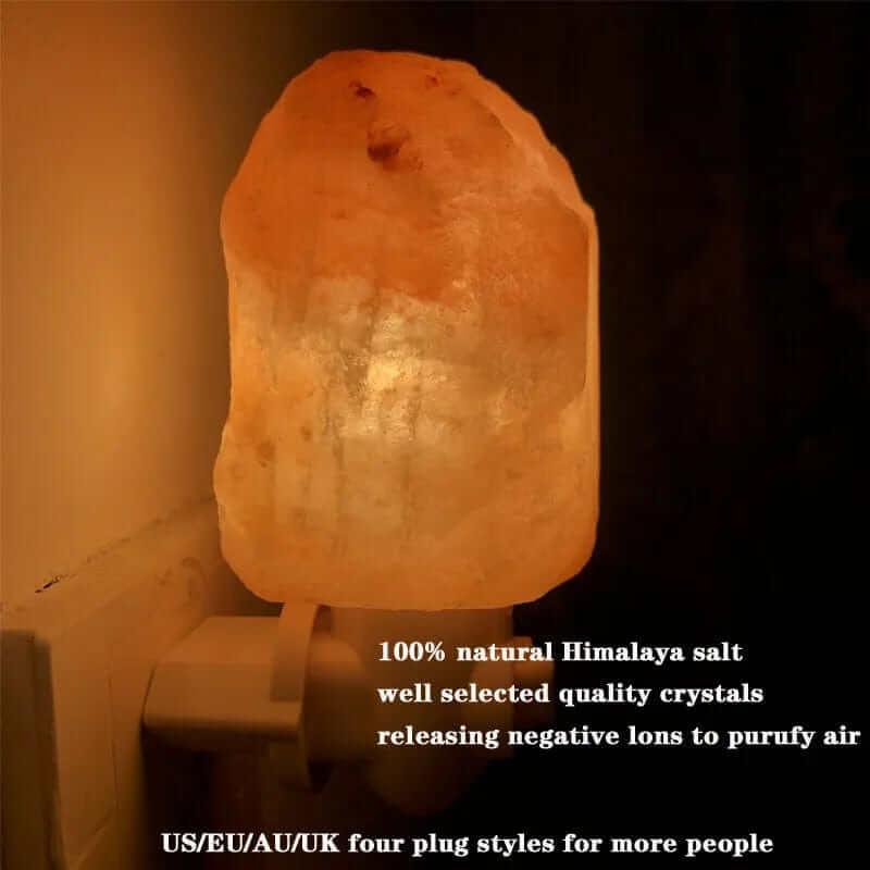 Hand Carved Himalayan Salt Lamp - Natural Crystal Night Light - JackedDeals