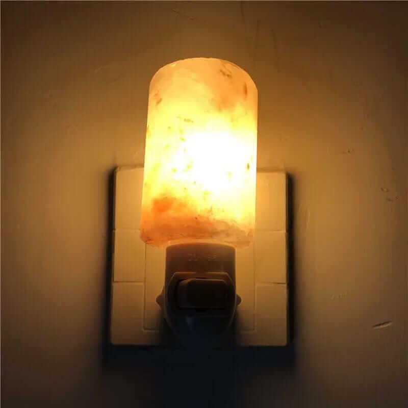 Hand Carved Himalayan Salt Lamp - Natural Crystal Night Light - JackedDeals