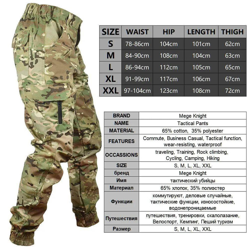 Mege Tactical Camouflage Joggers Outdoor - JackedDeals