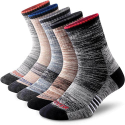 Men's Walking Hiking Socks, Wicking Cushion Quarter - JackedDeals