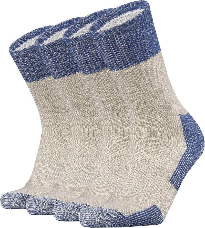 Merino Wool Cushion Crew Socks for Men Outdoor Hiking - JackedDeals