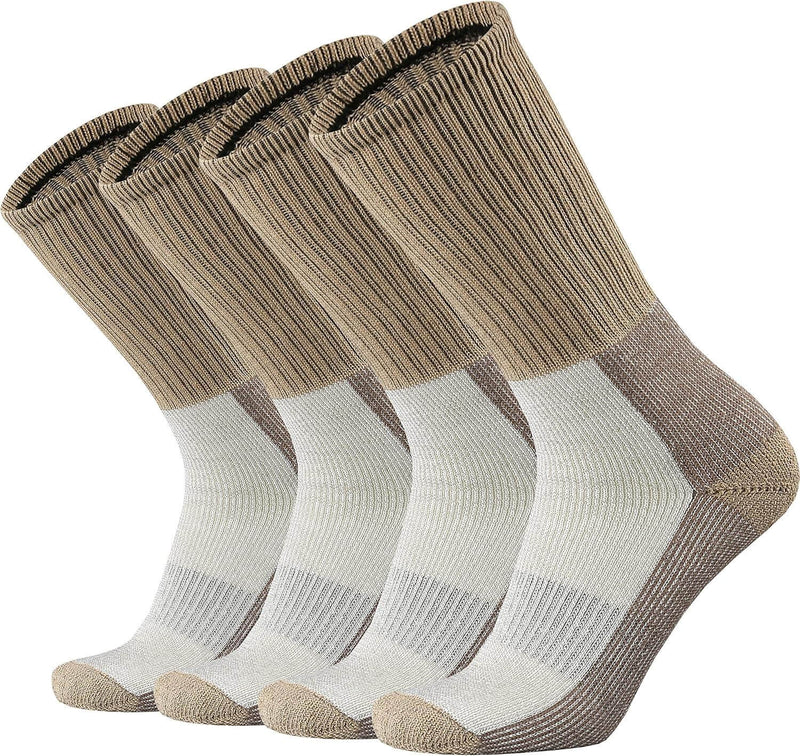 Merino Wool Cushion Crew Socks for Men Outdoor Hiking - JackedDeals