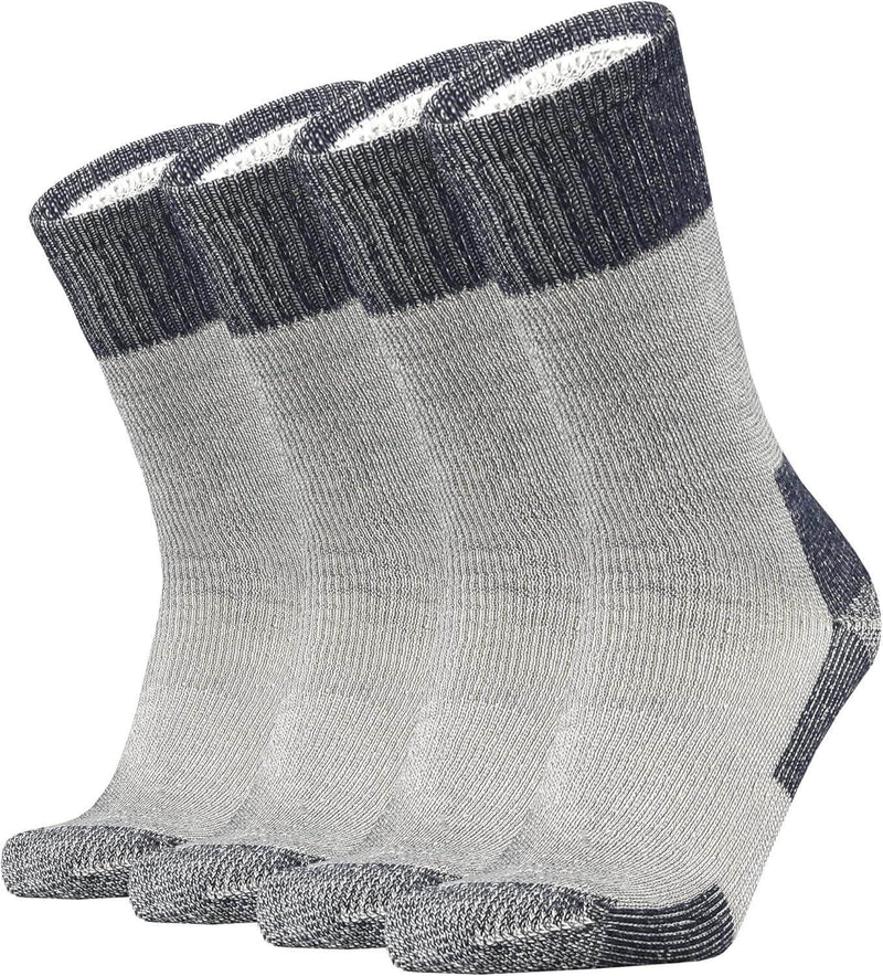 Merino Wool Cushion Crew Socks for Men Outdoor Hiking - JackedDeals