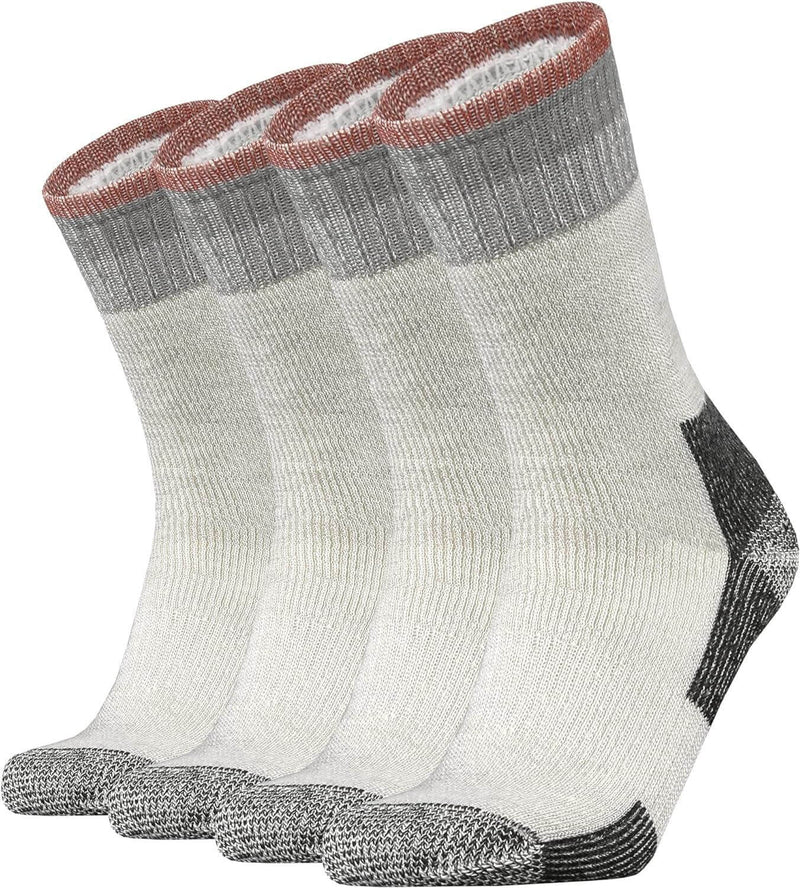 Merino Wool Cushion Crew Socks for Men Outdoor Hiking - JackedDeals