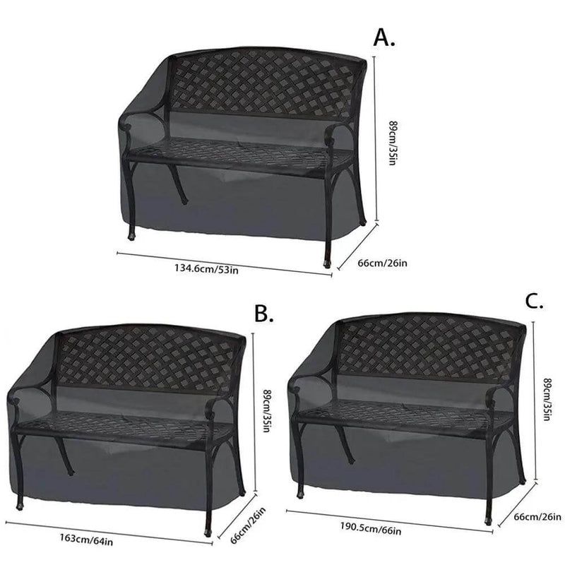 Multiple Specifications Available Garden Bench Dustproof Cover Garden - JackedDeals