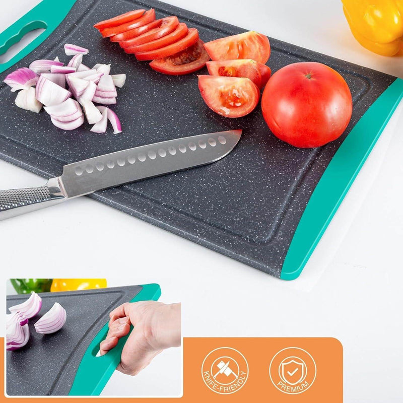 Plastic Cutting Boards for Kitchen (Set of 3) - JackedDeals