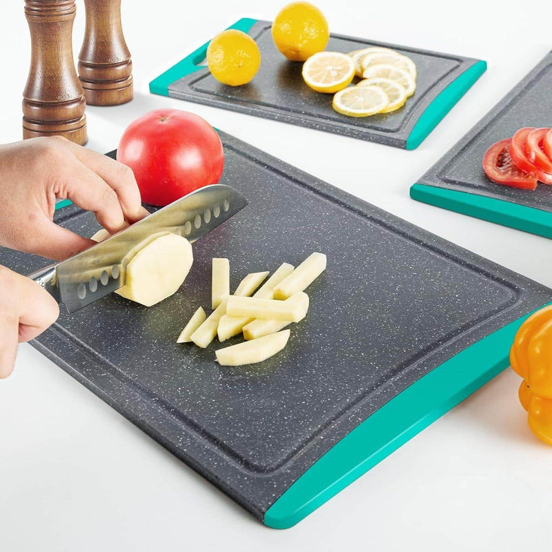 Plastic Cutting Boards for Kitchen (Set of 3) - JackedDeals