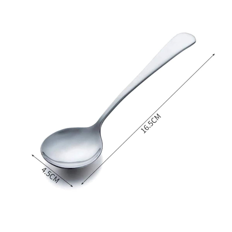 Stainless Steel Round - Headed Tablespoons - JackedDeals