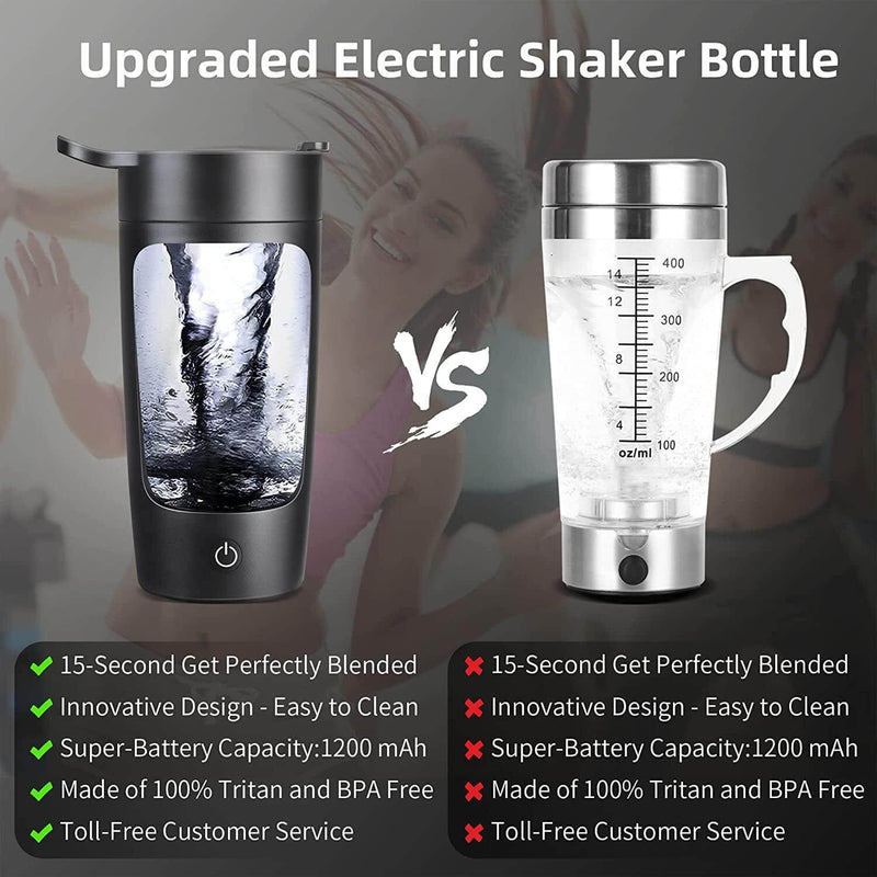 USB - Rechargeable Electric Shaker Bottle - JackedDeals